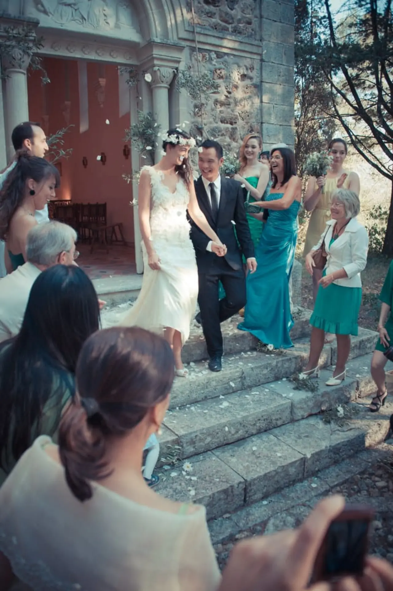 Hochzeitsfeier im Garten