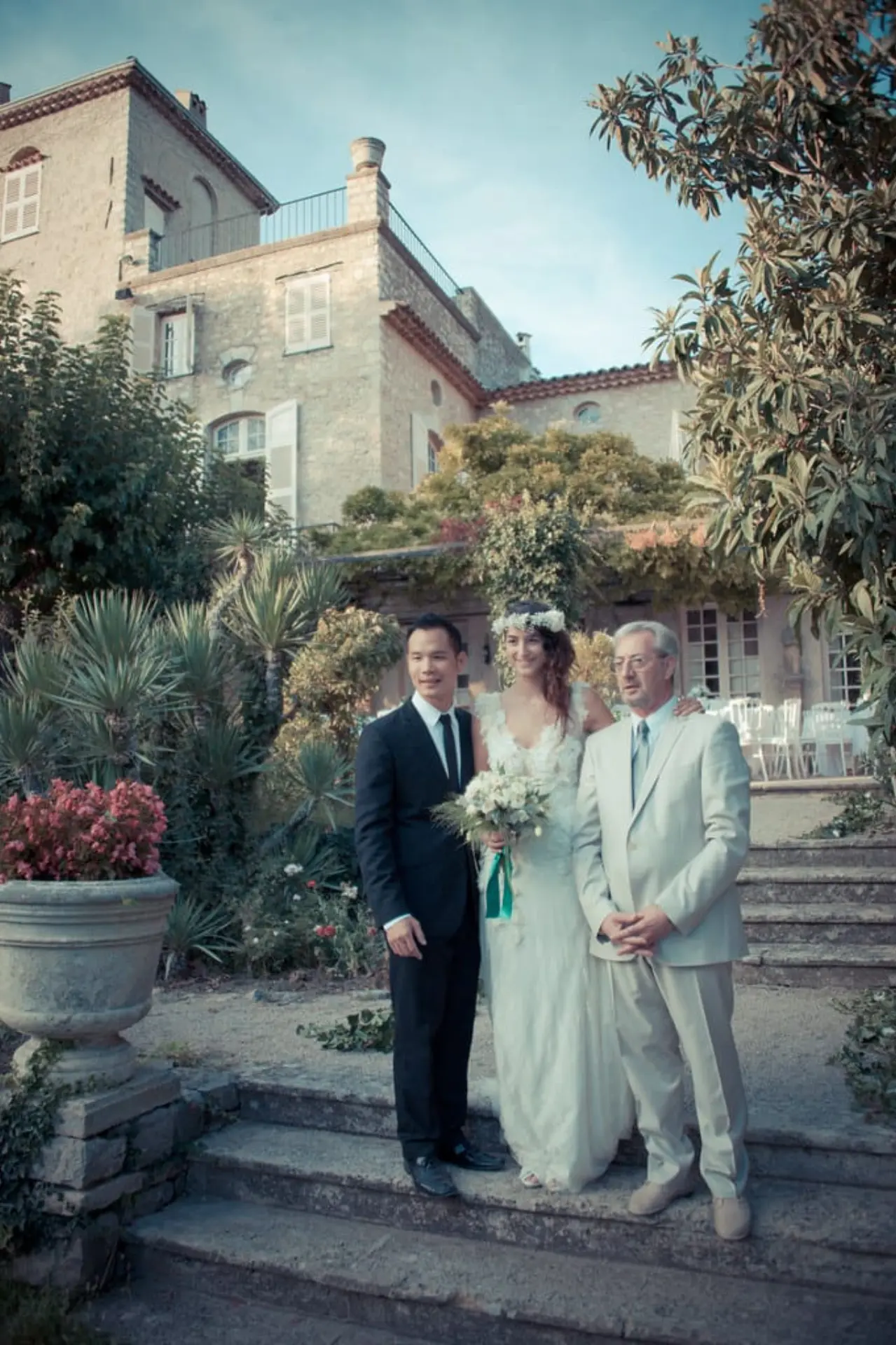 Abendstimmung beim Hochzeitsfest