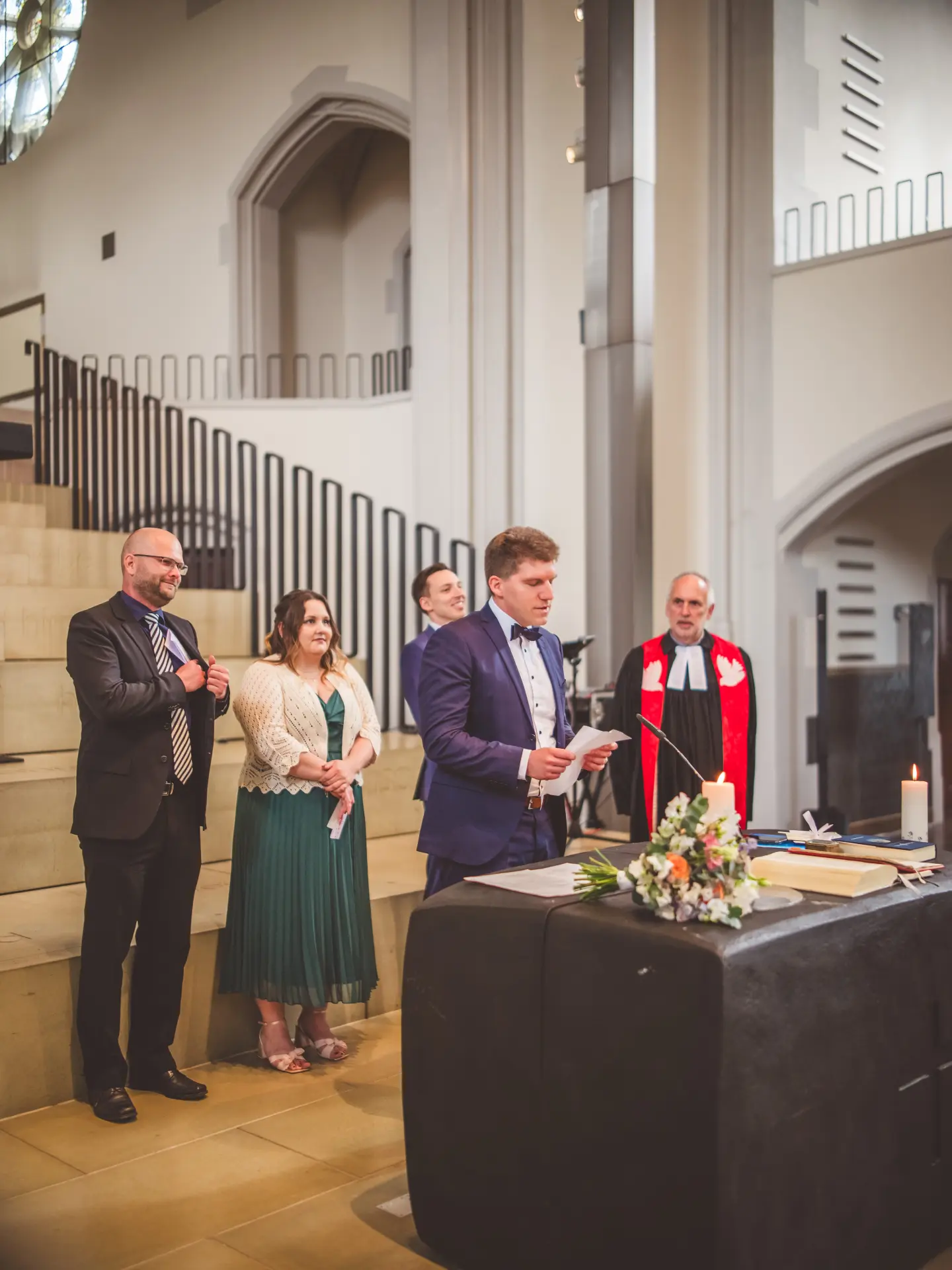 Brautpaar in den Gassen von Handschuhsheim