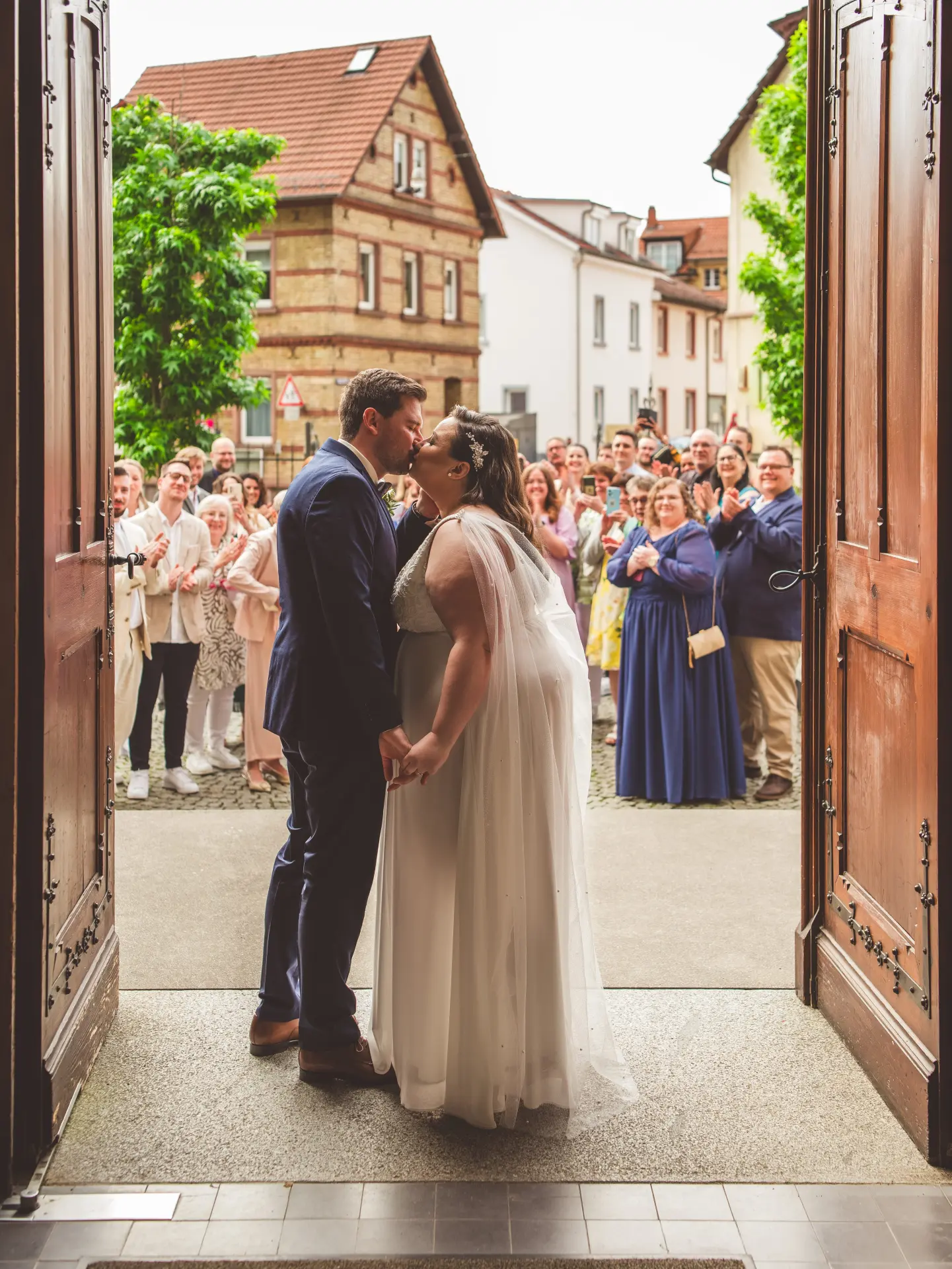 Stimmungsvoller Moment bei der Hochzeitsfeier