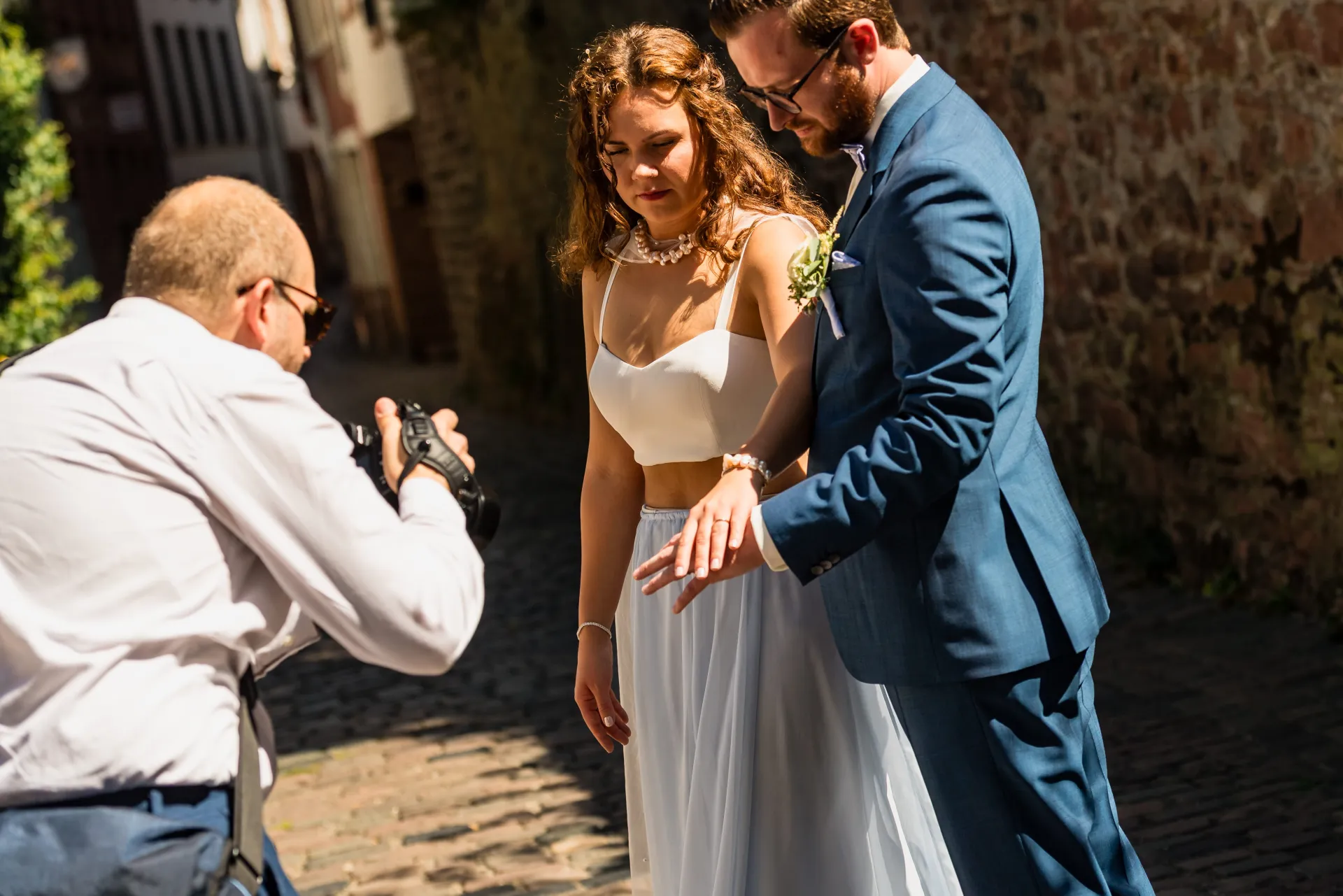 Jakob Montrasio bei einem Hochzeitsshooting