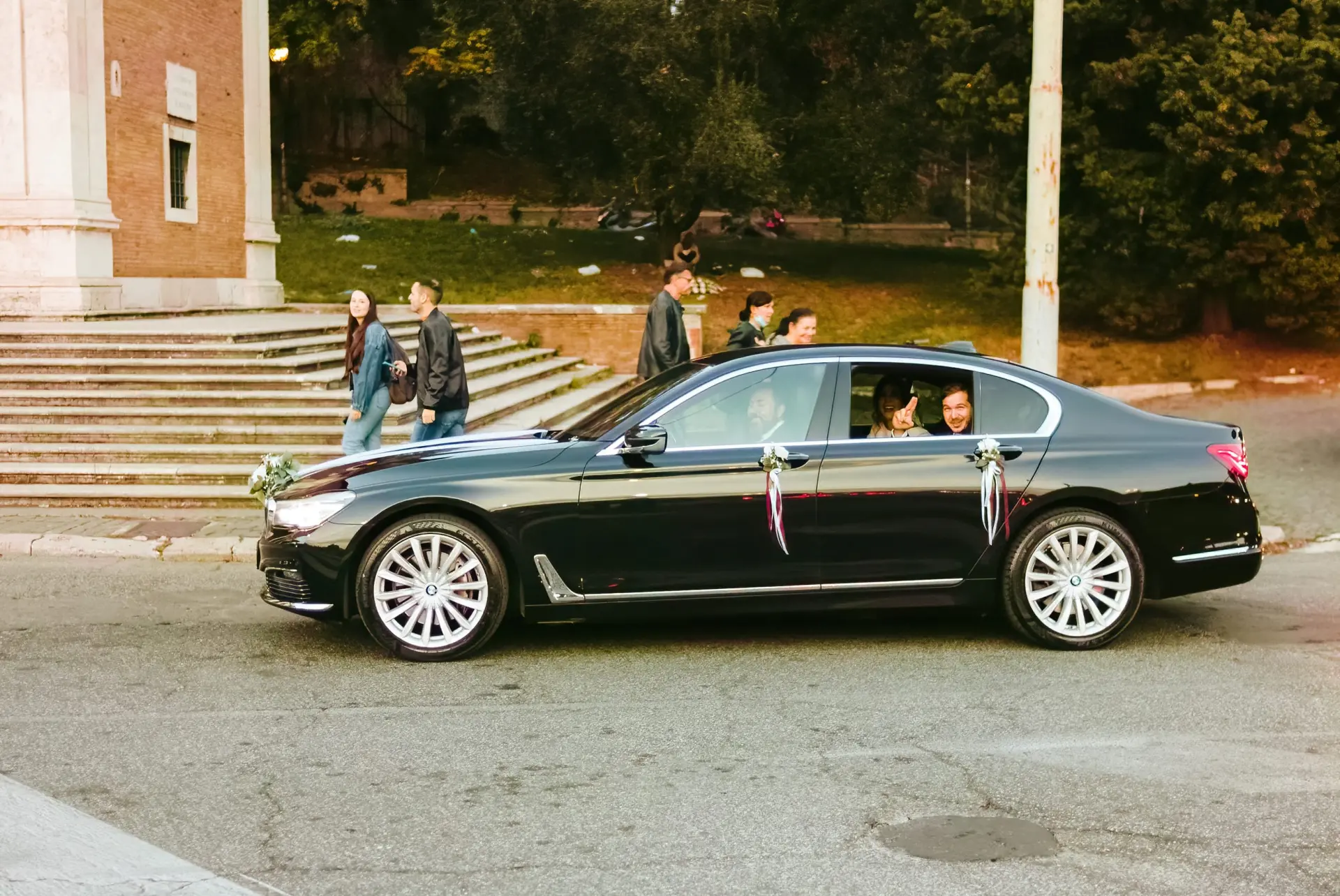 Romantischer Moment in der Ewigen Stadt