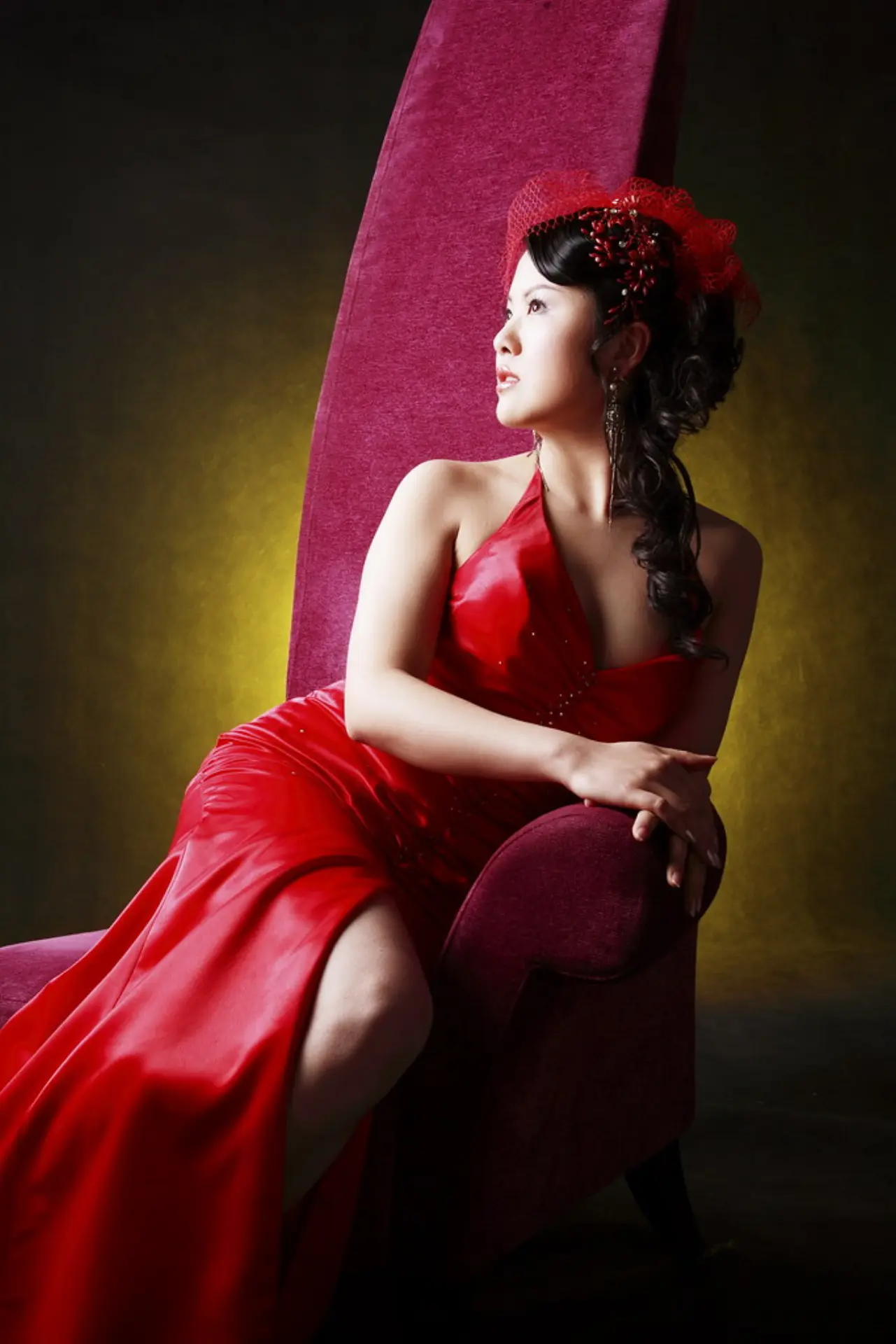 Braut Jiajia - romantisches Licht