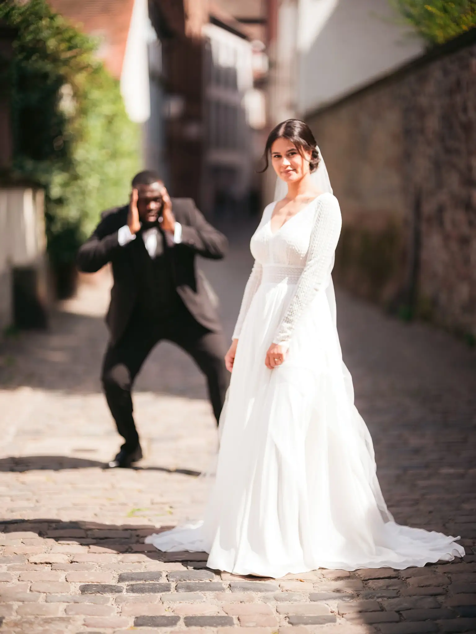 新人在海德堡老城区