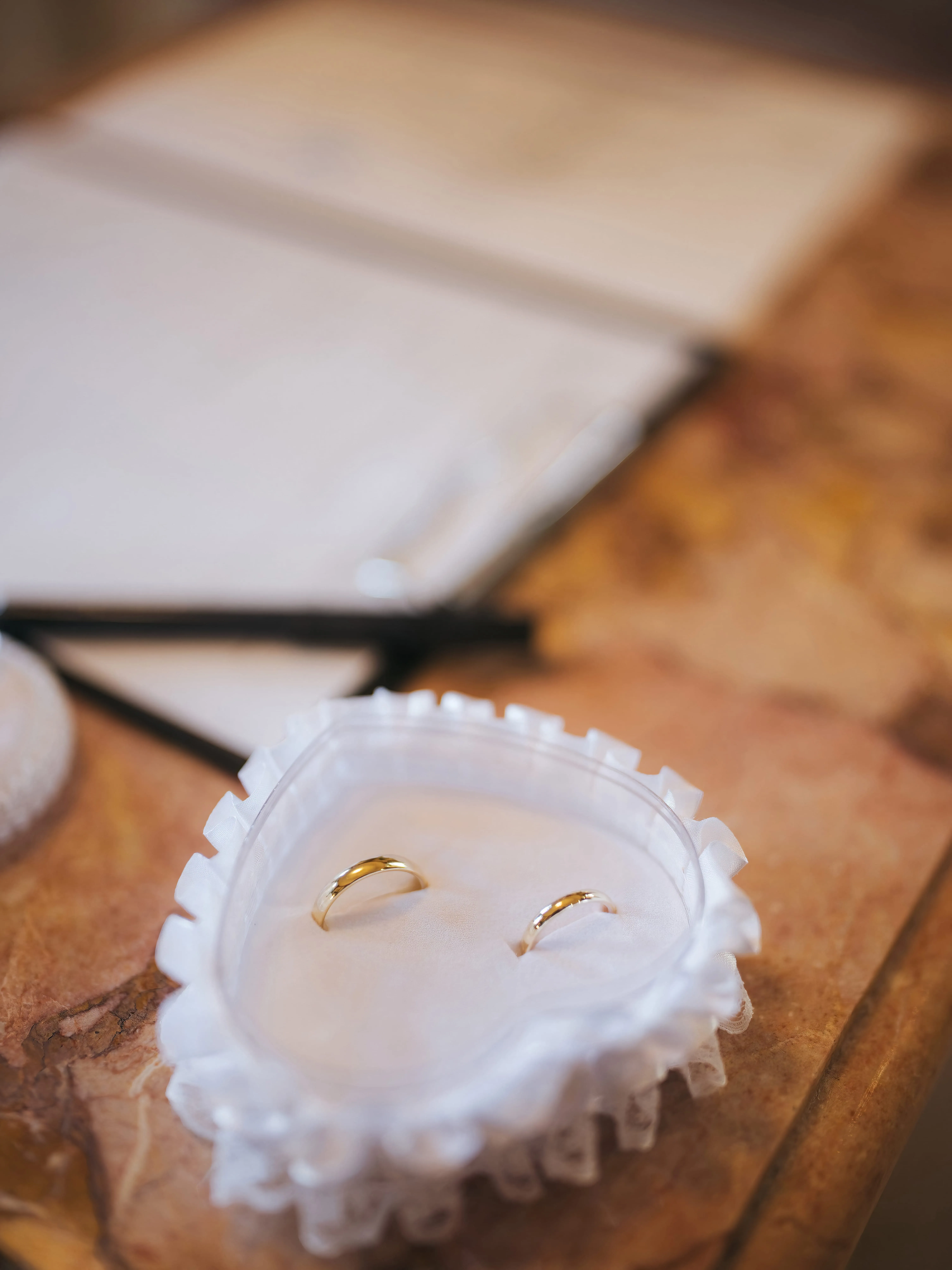 Hochzeitsringe Detail Palais Prinz Carl